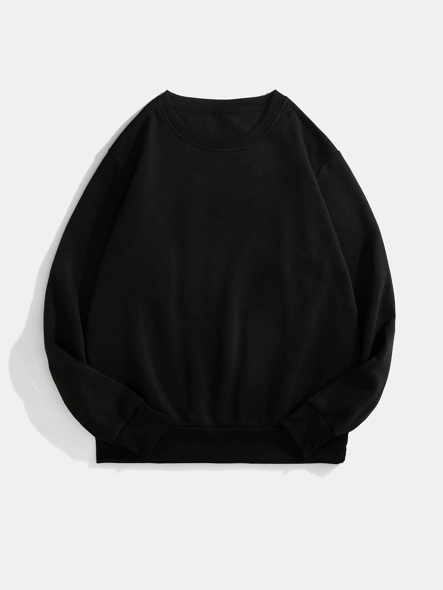 Men’s Basic Black Sweatshirt