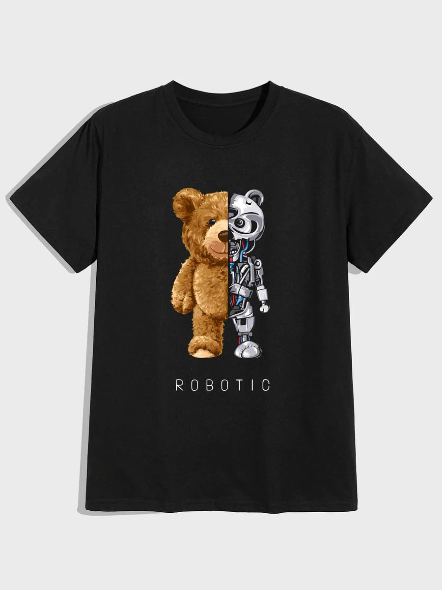 Cyber Grizzly Black T-shirt