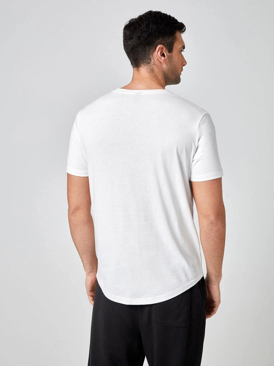 Men's Basic White T-shirt