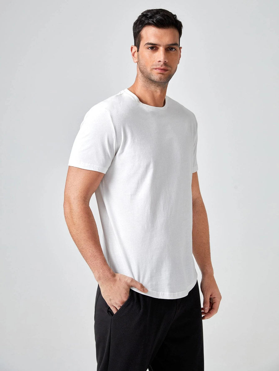 Men's Basic White T-shirt