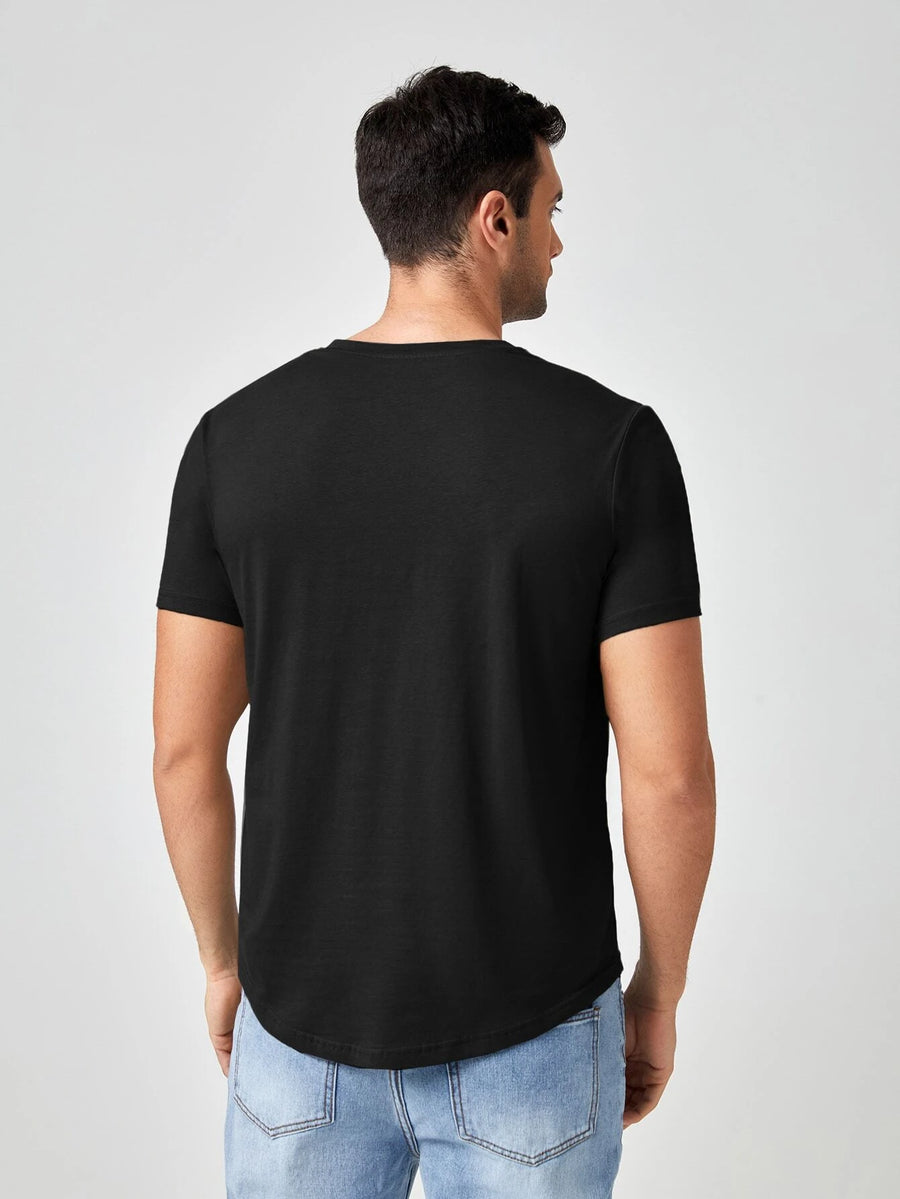 Men's Basic Black T-shirt