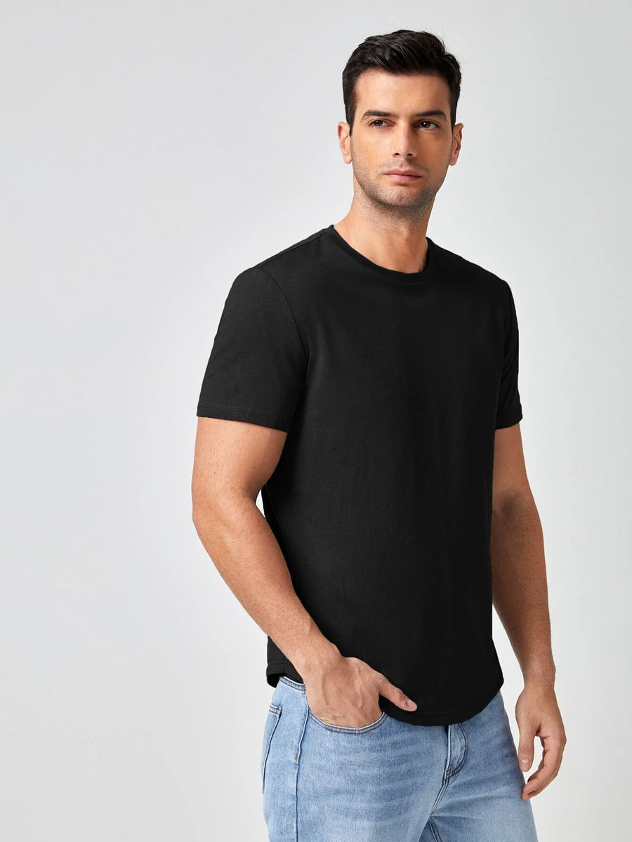 Men's Basic Black T-shirt